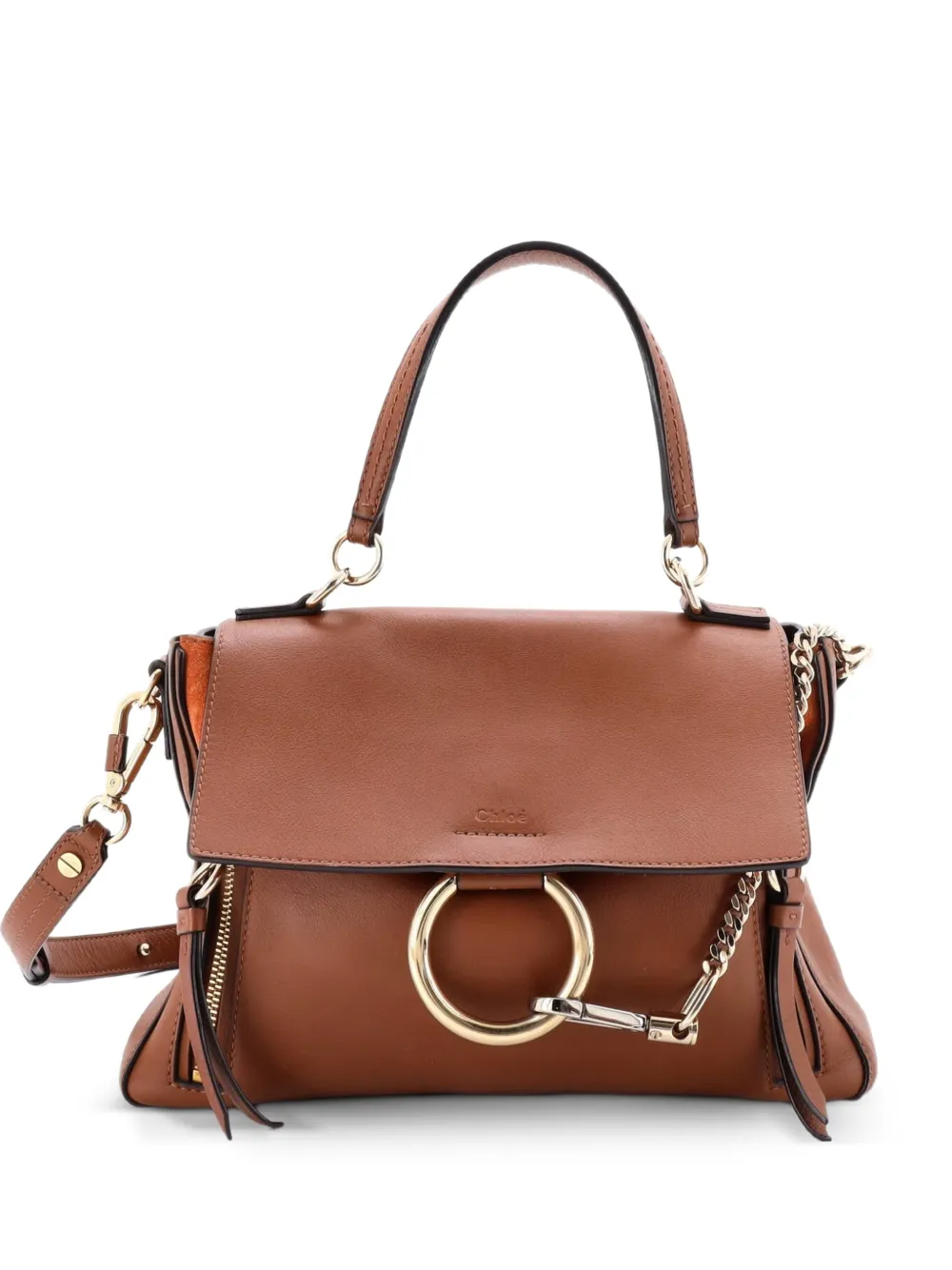 Chloé Pre-Owned Kleine Faye Day Satchel-Tasche - Braun