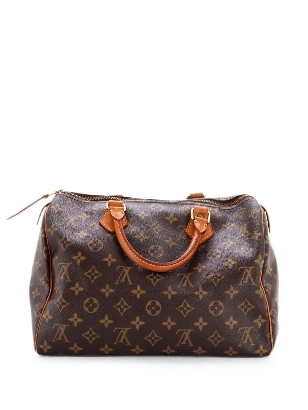 Louis Vuitton Pre-Owned Speedy Handbag Monogram Canvas 30 satchel - Brown