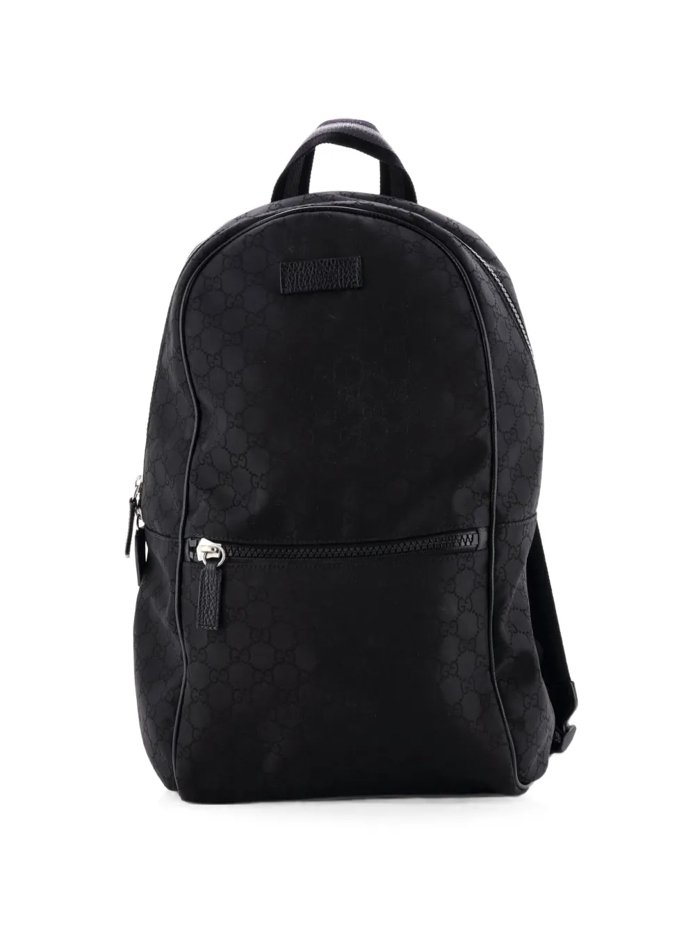 Gucci Pre-Owned Kleiner Rucksack aus GG-Nylon mit schmalem Vorderfach - Rot