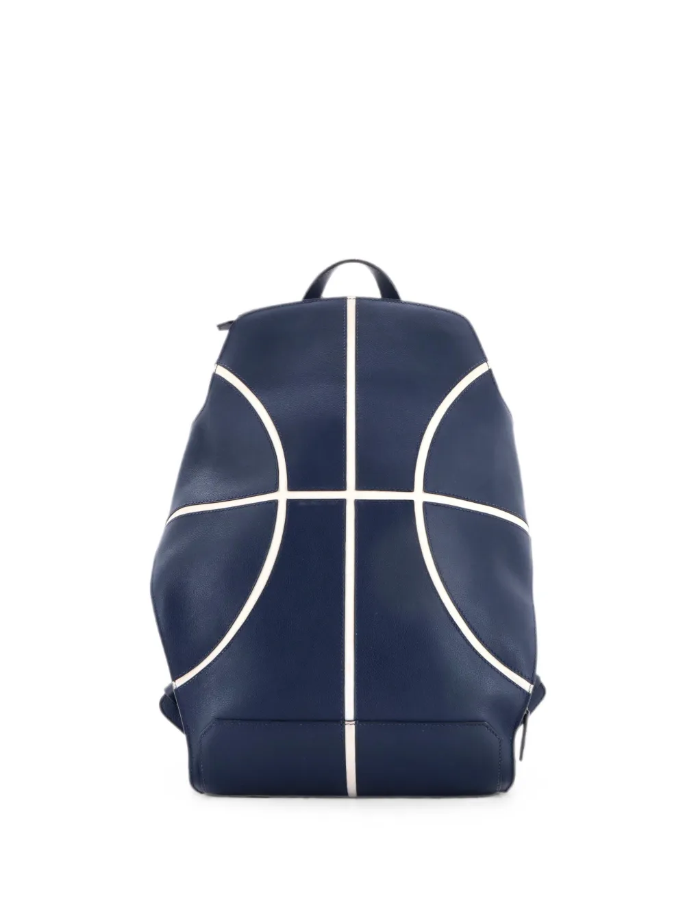 Pre-owned Hermes Cityback Eclair Basketball Evercolor 27 Backpack In Blue