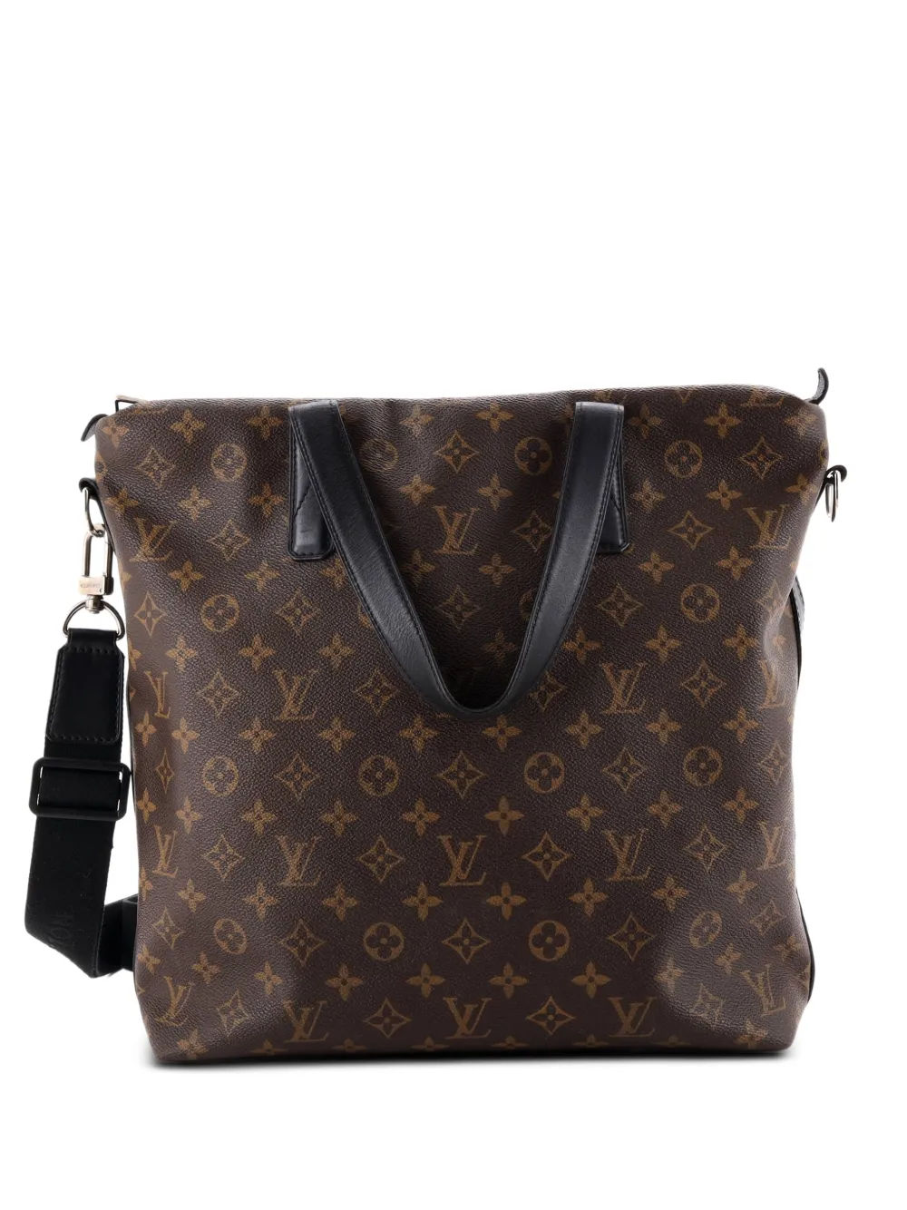 Louis Vuitton Pre-Owned Kitan Macassar Tote Bag aus Canvas mit Monogramm - Braun