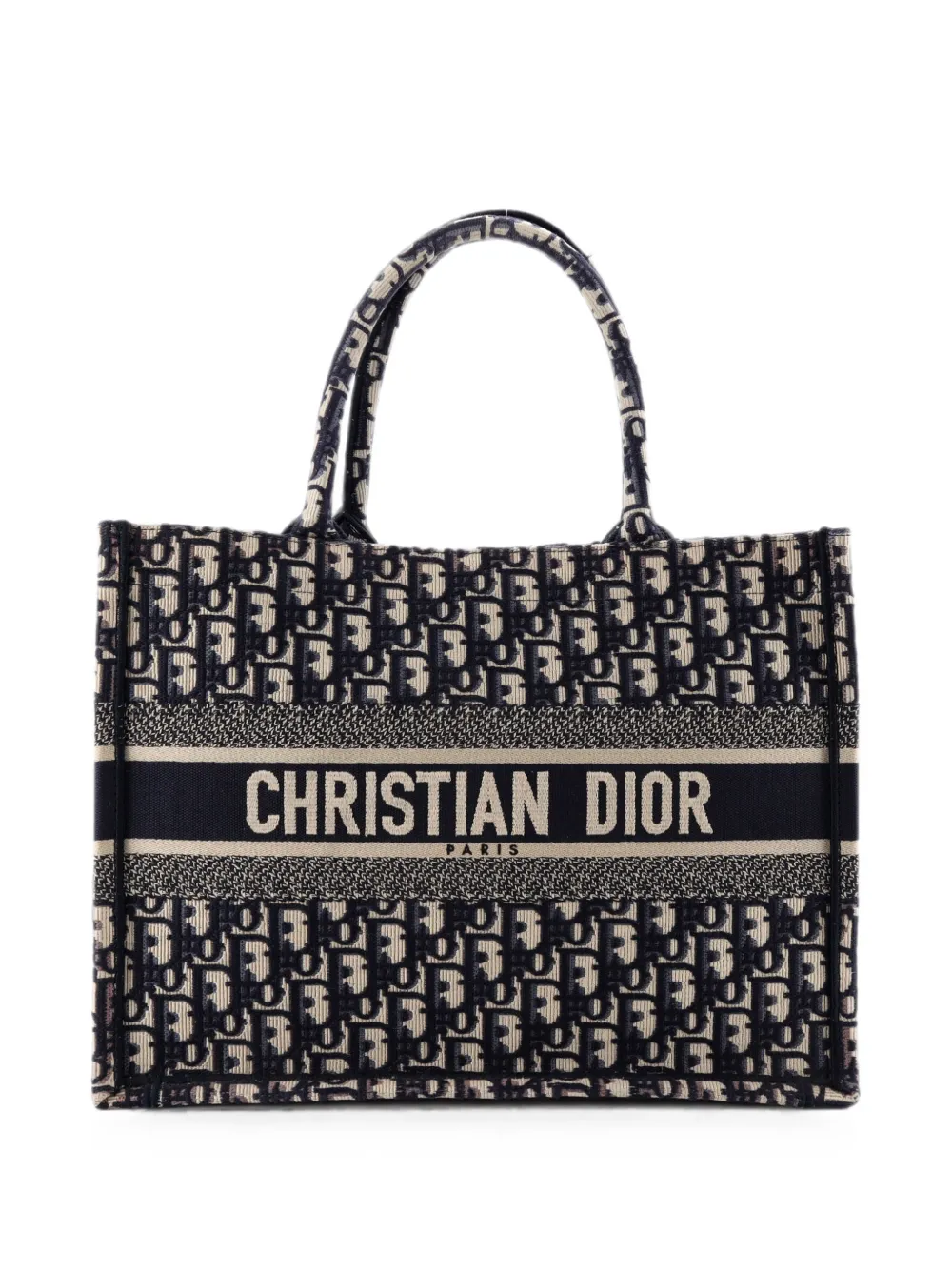 Christian Dior Pre-Owned Book Oblique Canvas Medium tote bag - Blue