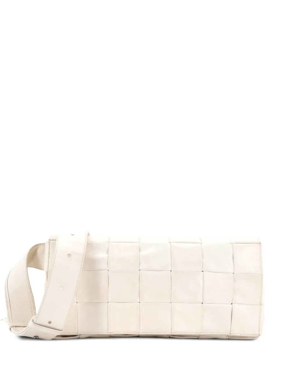 Bottega Veneta Pre-Owned Borsa a tracolla Stretch Cassette Maxi Intrecciato grande in pelle - Toni neutri