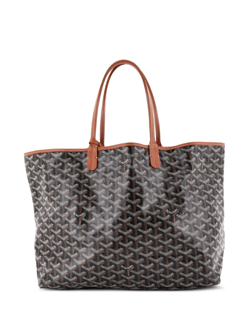Goyard Pre-Owned Borsa tote Saint Louis GM in tela cerata con stampa - Nero