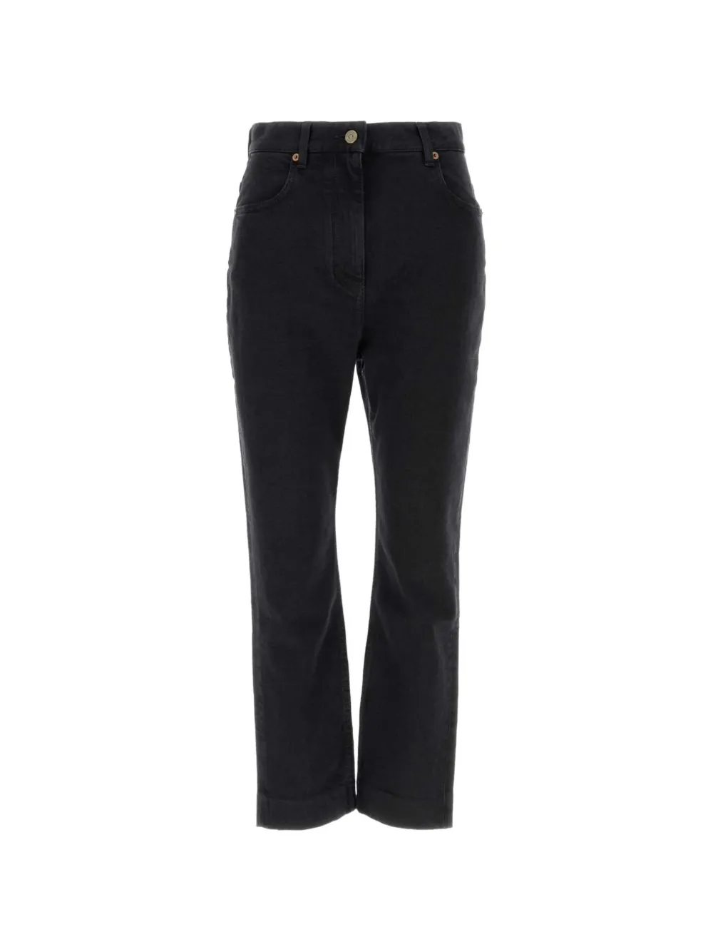 Valentino Garavani logo-patch jeans - Schwarz