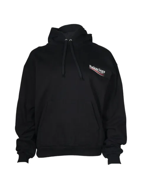 Balenciaga Pre-Owned hoodie Political Campaign en coton