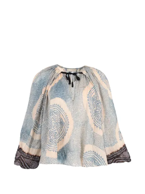 Ulla Johnson Pauline printed cotton blouse