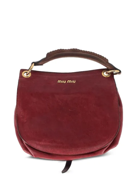 Miu Miu Pre-Owned bolsa de hombro de piel