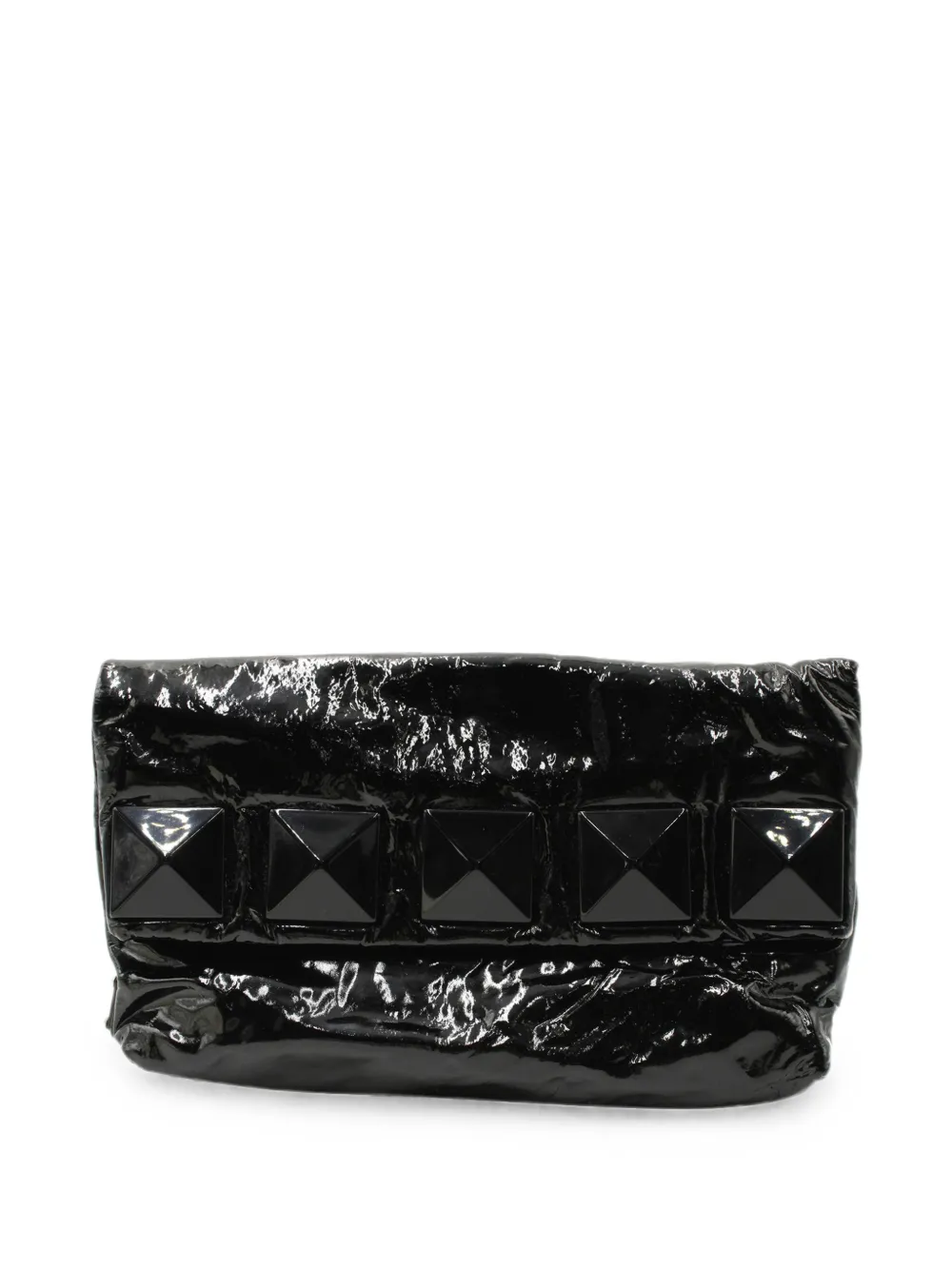 Marc Jacobs Vintage studded leather clutch bag - Nero