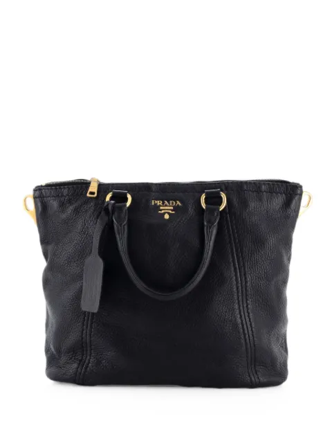 Prada Pre-Owned Top Zip Convertible Vitello Daino Large tote bag