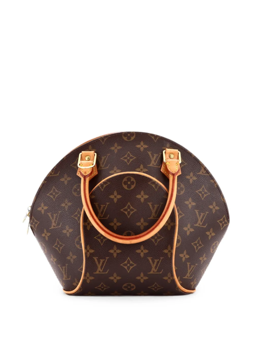 Pre-owned Louis Vuitton Ellipse Bag Monogram Canvas Pm Satchel In Brown