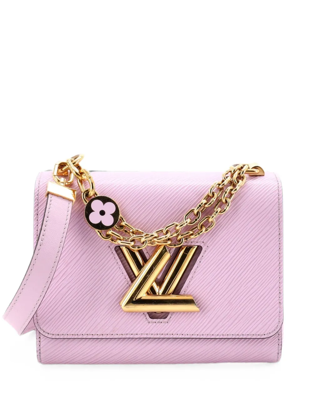 Louis Vuitton Pre-Owned Braided Handle Twist Bag Epi Leather PM crossbody bag - Pink