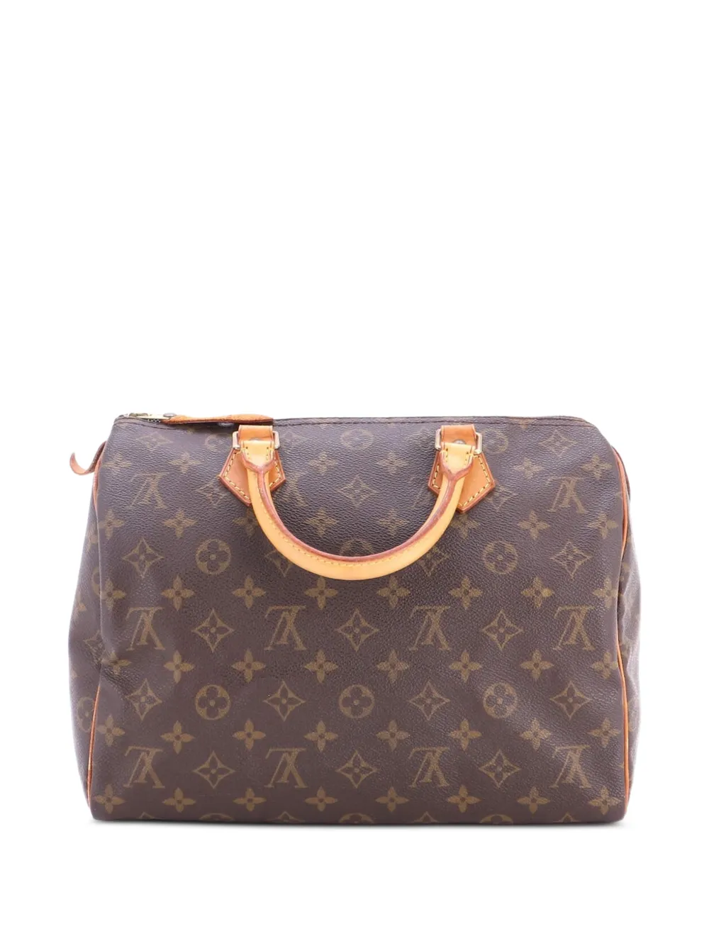 Louis Vuitton Pre-Owned Borsa a tracolla Speedy 30 in tela con monogramma - Marrone