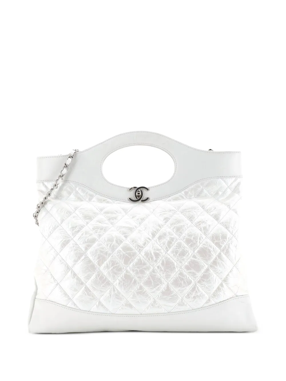 CHANEL Pre-Owned Große Schultertasche aus gestepptem Kalbsleder 31cm - Mehrfarbig