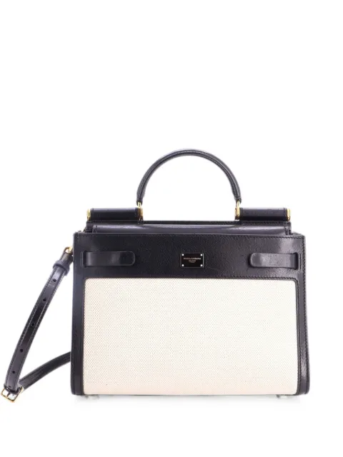 Dolce & Gabbana Pre-Owned Sicily 62 Bag Leather Medium satchel