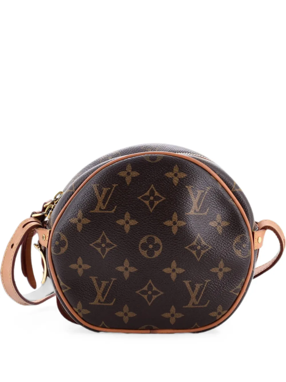 Pre-owned Louis Vuitton Boite Chapeau Souple Bag Monogram Canvas Pm Crossbody Bag In Brown