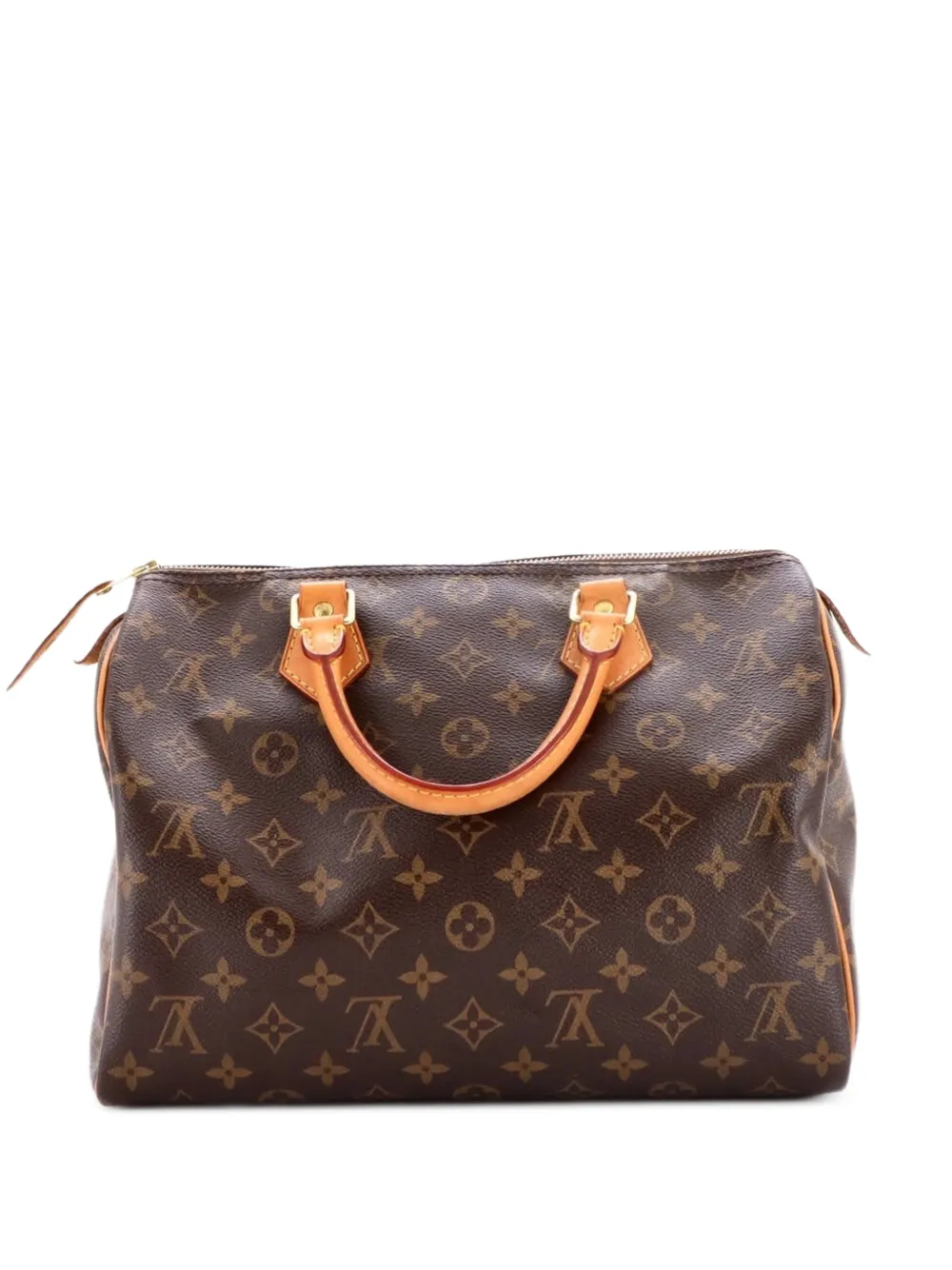 Louis Vuitton Pre-Owned Borsa a tracolla Speedy 30 in tela con monogramma - Marrone
