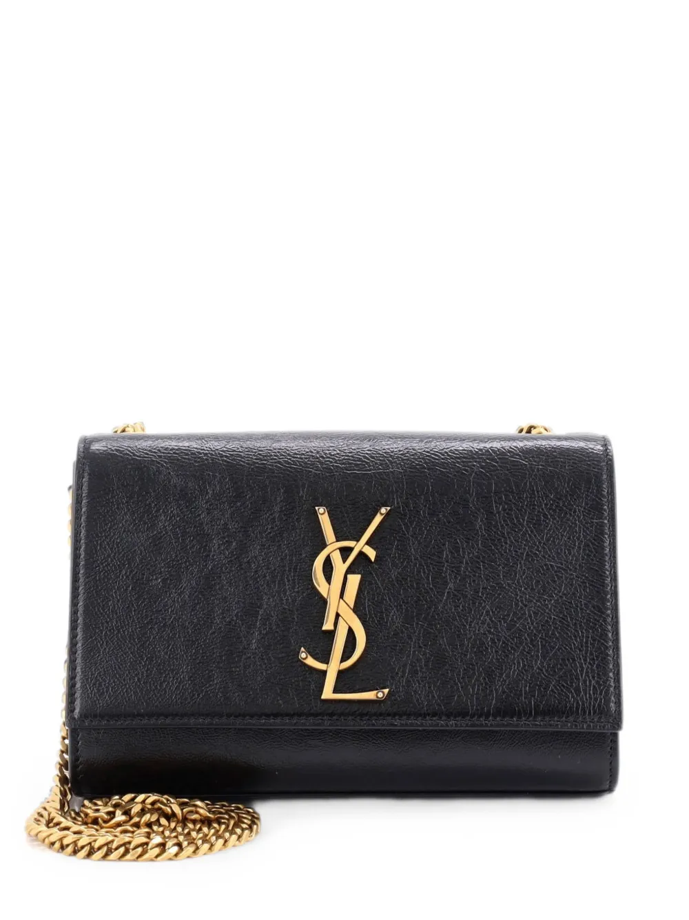 Saint Laurent Pre-Owned Classic Monogram Calfskin Small crossbody bag - Black