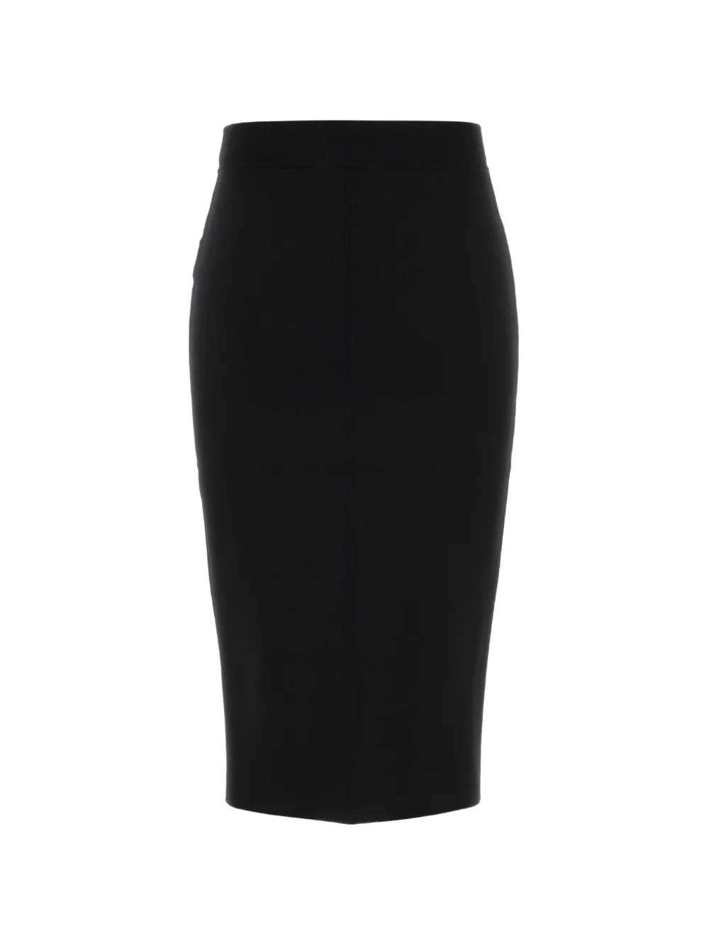 TOM FORD Knee-length Fitted Pencil Skirt with Shaping Details in Black, view 2