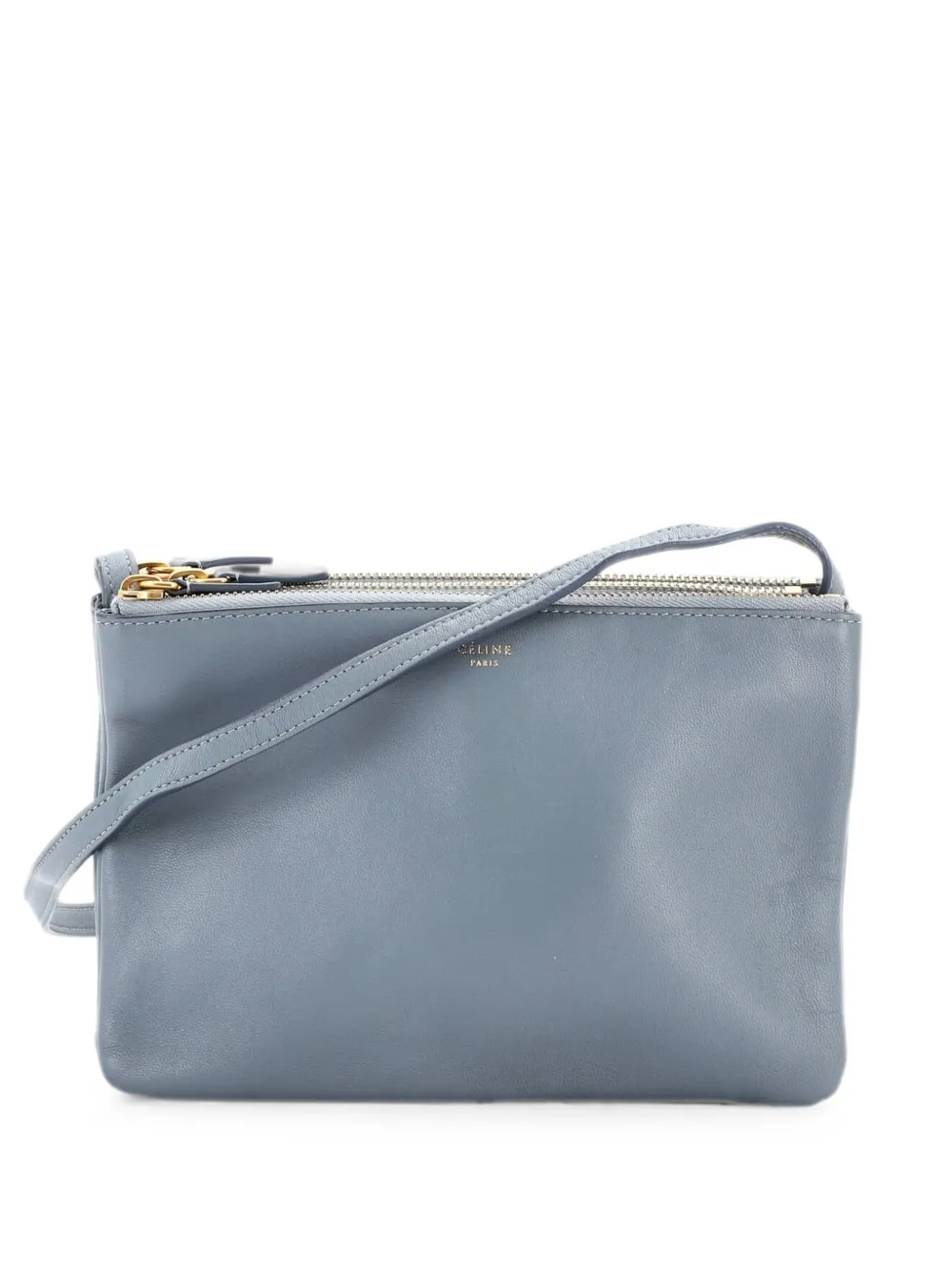 Celine Pre-Owned Trio Leather Small crossbody bag - Blue