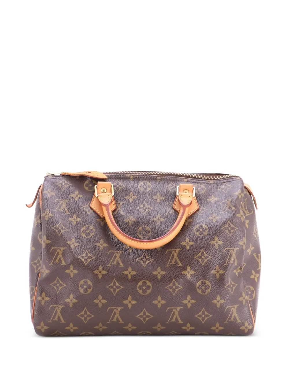 Louis Vuitton Pre-Owned Borsa a tracolla Speedy 30 in tela con monogramma - Marrone