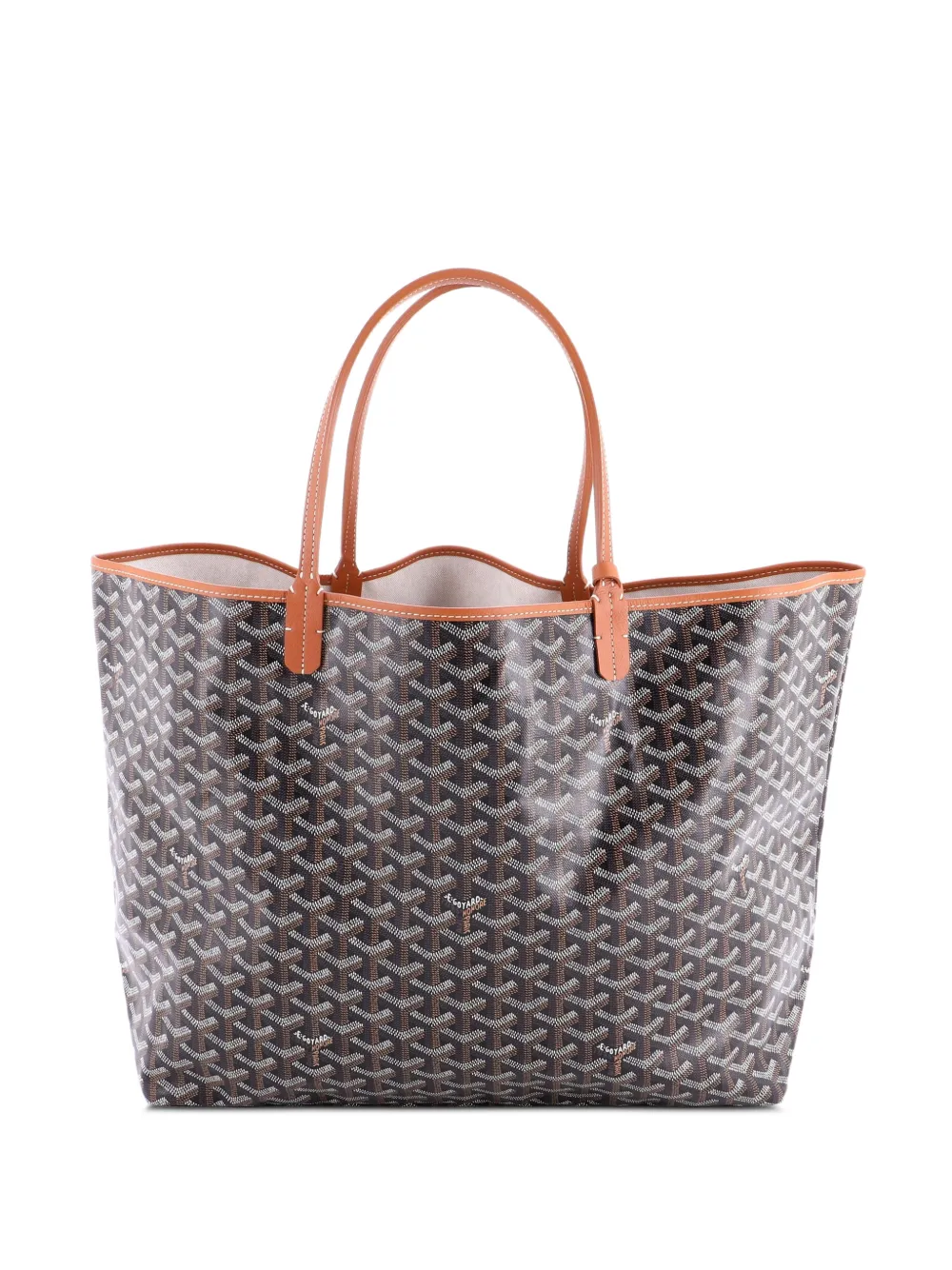 Goyard Pre-Owned Borsa tote reversibile Saint Louis GM in tela cerata e tela con stampa - Marrone