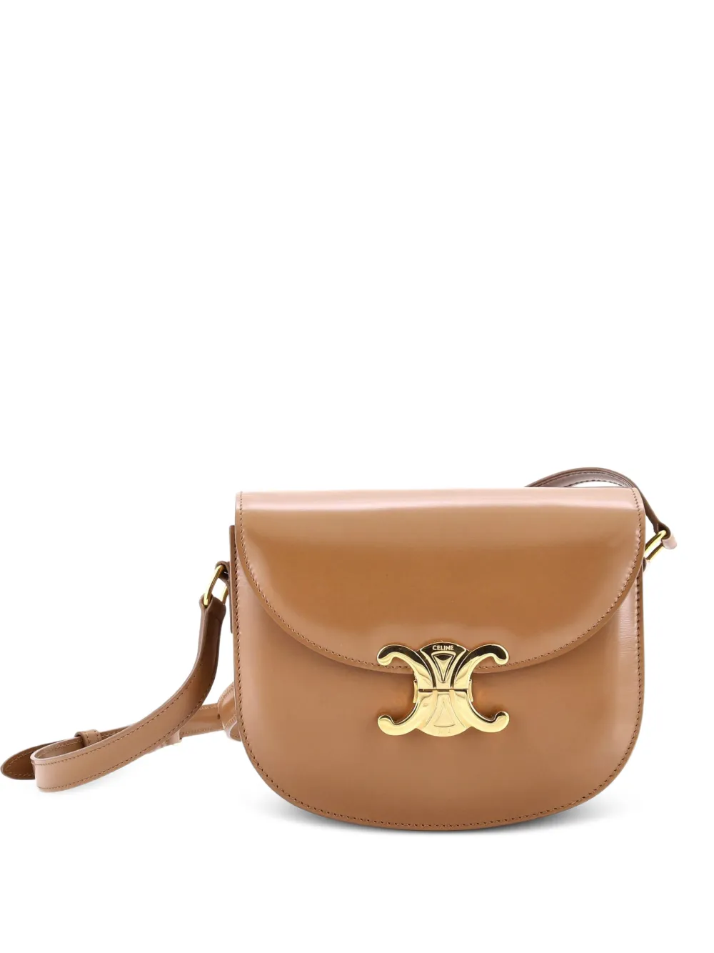 Celine Pre-Owned Mittelgroße Besace Triomphe Schultertasche - Braun