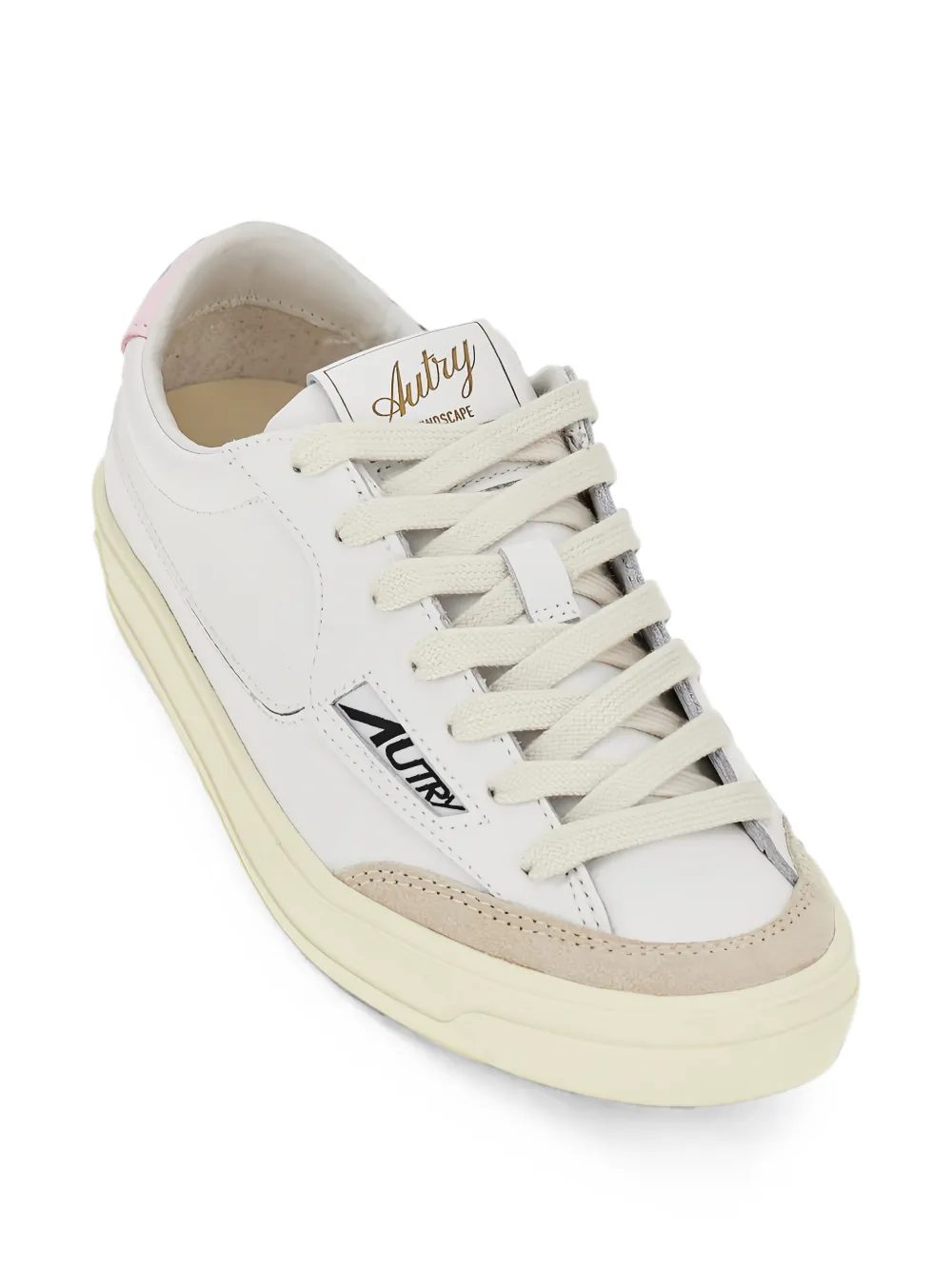 Autry Windscape Low suede-trim panelled sneakers Wit
