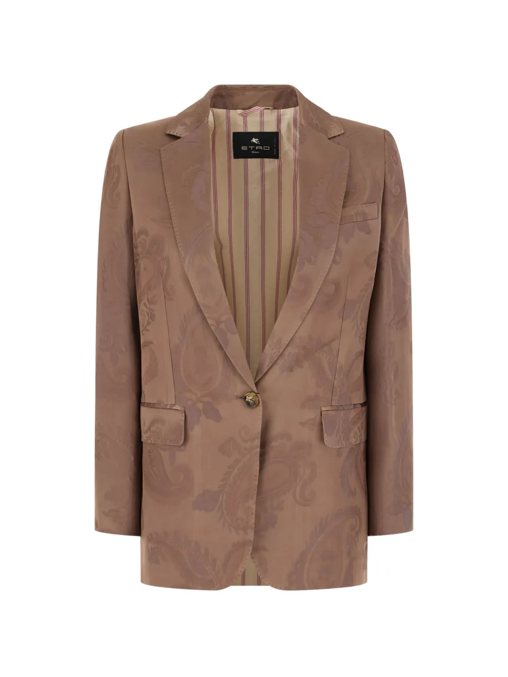 ETRO paisley-jacquard blazer Bruin