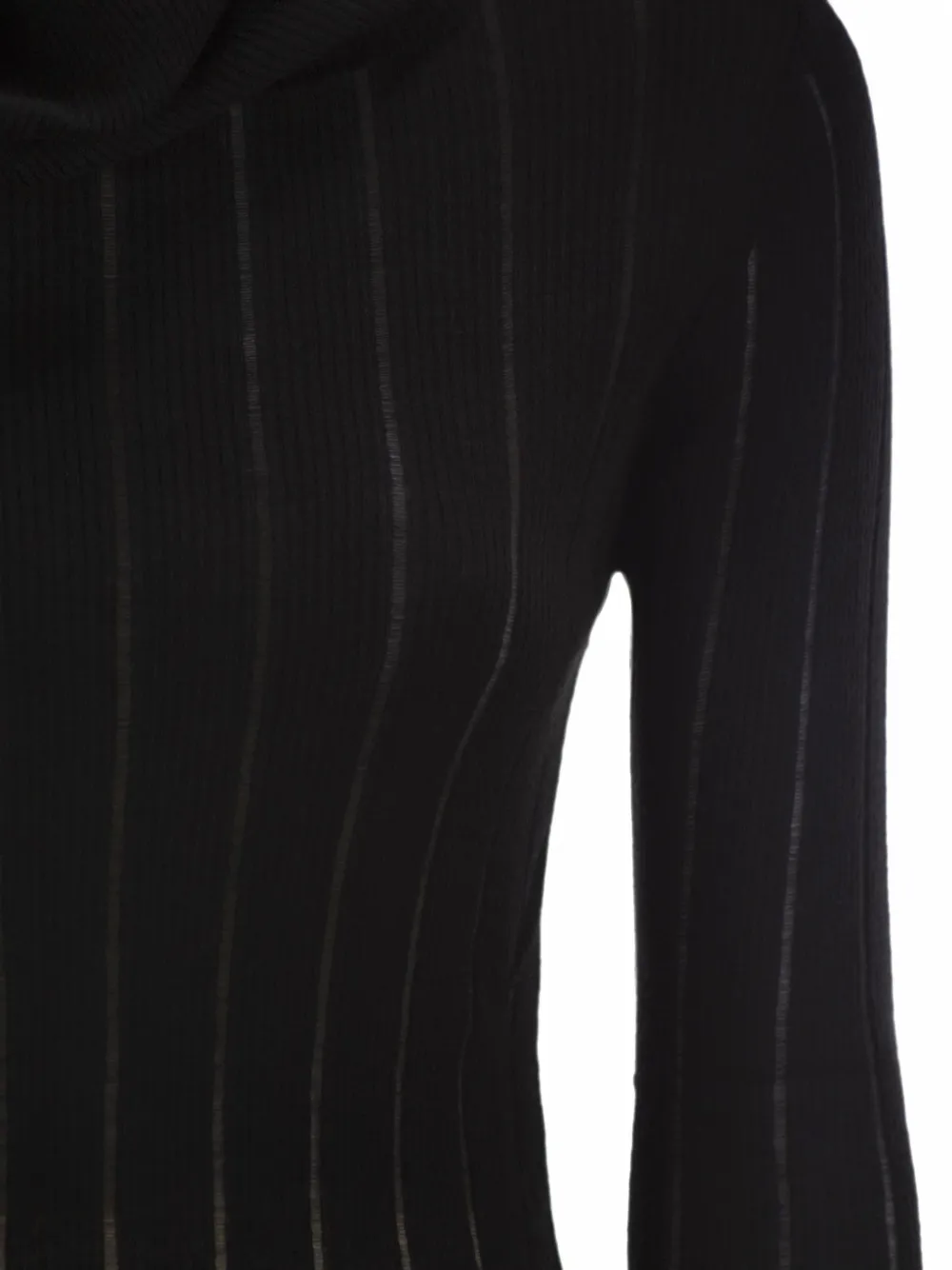 Max Mara Geribbelde sweater Zwart