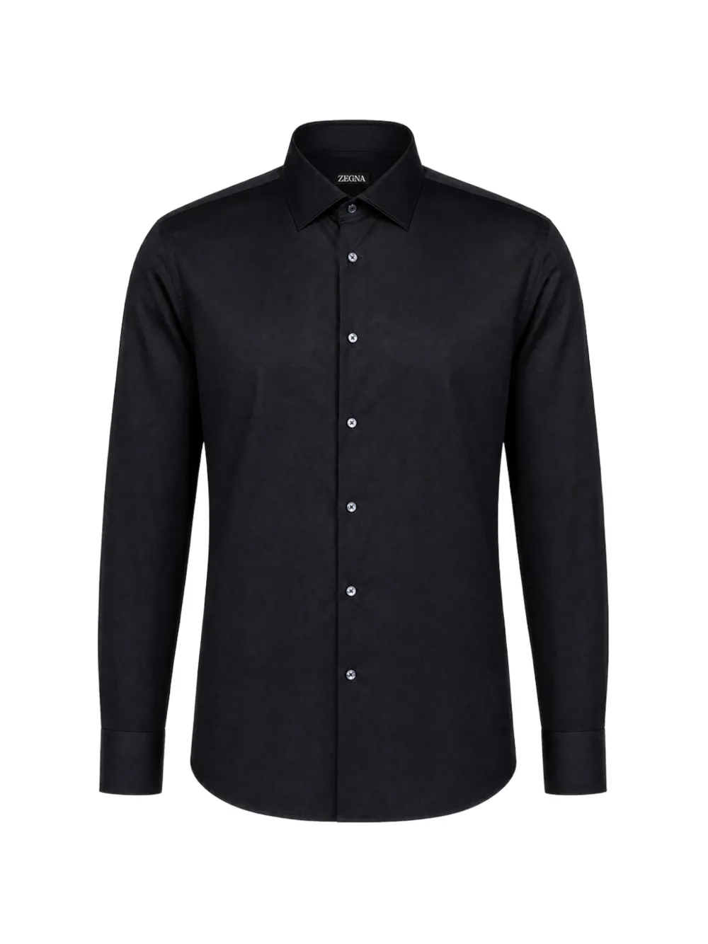 Zegna long-sleeve shirt Zwart