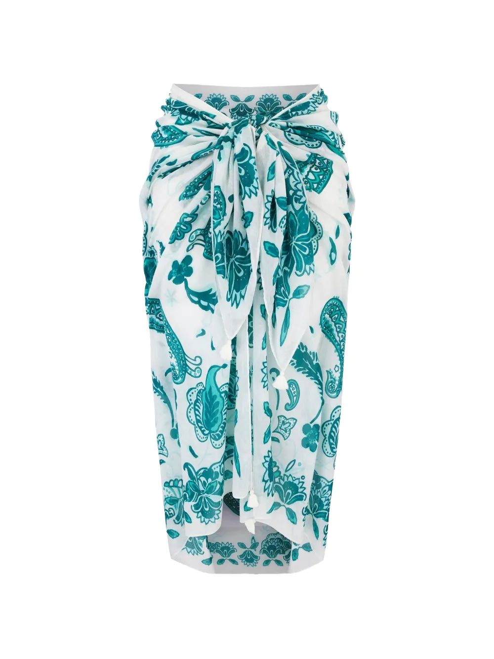 Heidi Klein Kos Sarong paisley-print - Weiß