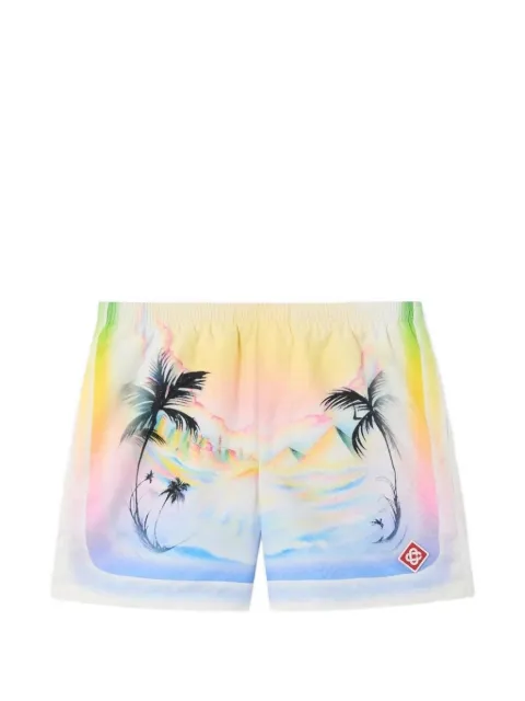 Casablanca multicolour Airspray jacquard swim shorts