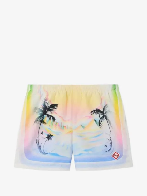 Casablanca multicolour Airspray jacquard swim shorts