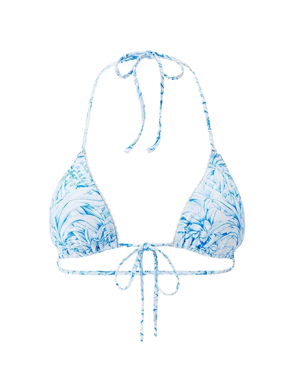 Melissa Odabash Adelaide floral-print bikini top - Bianco