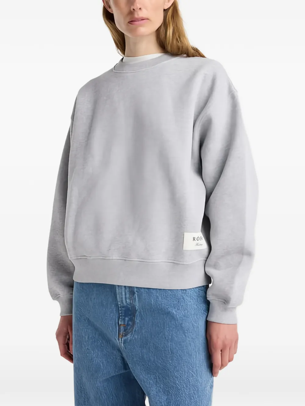 Róhe Heritage Sweatshirt in Grey, view 5