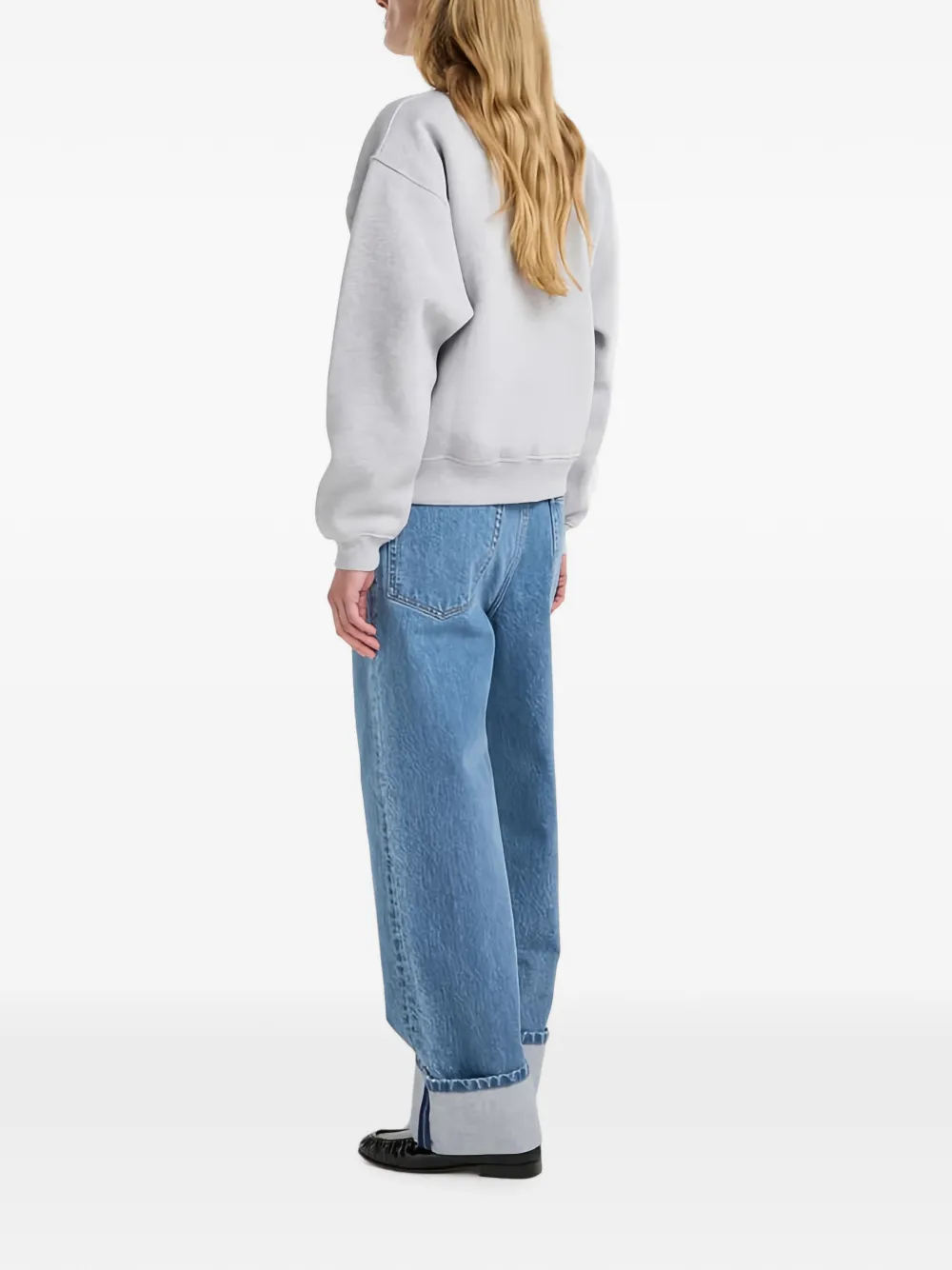 Róhe Heritage Sweatshirt in Grey, view 4