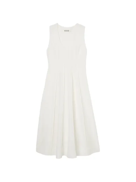 Róhe vestido midi con diseño plisado
