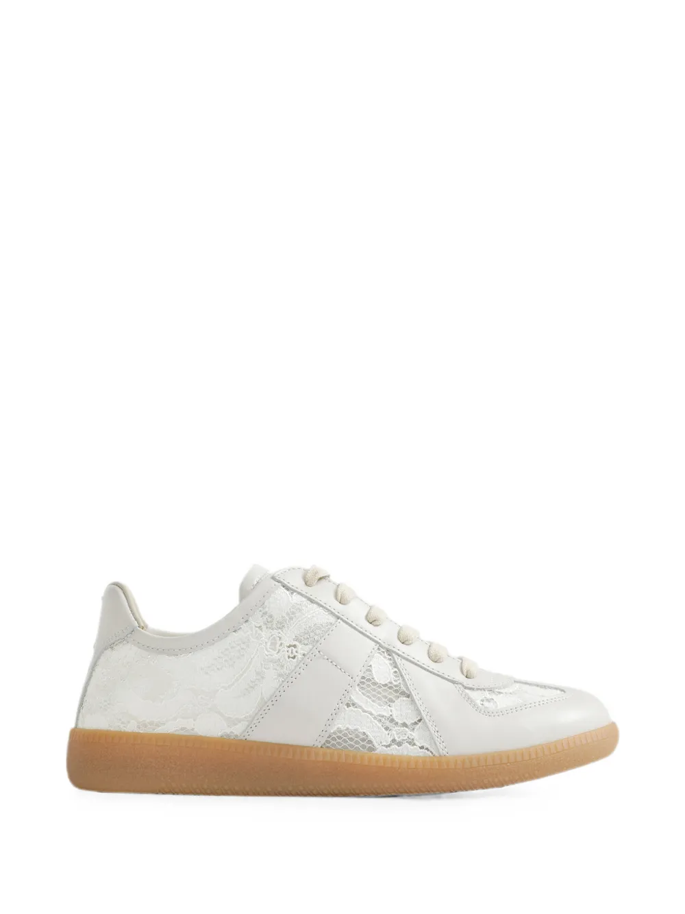 Maison Margiela Replica lace-panel sneakers Wit