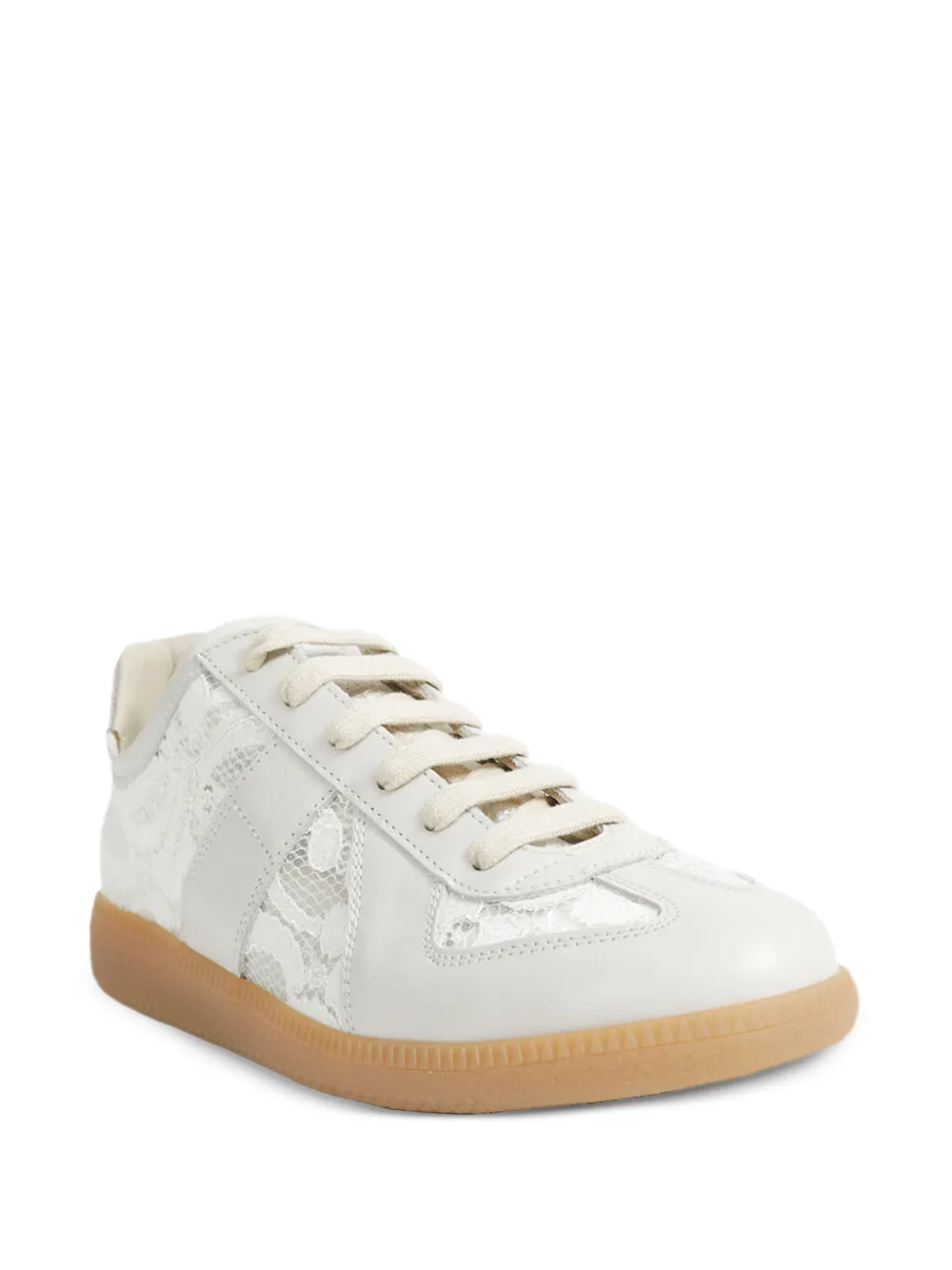 Maison Margiela Replica lace-panel sneakers Wit