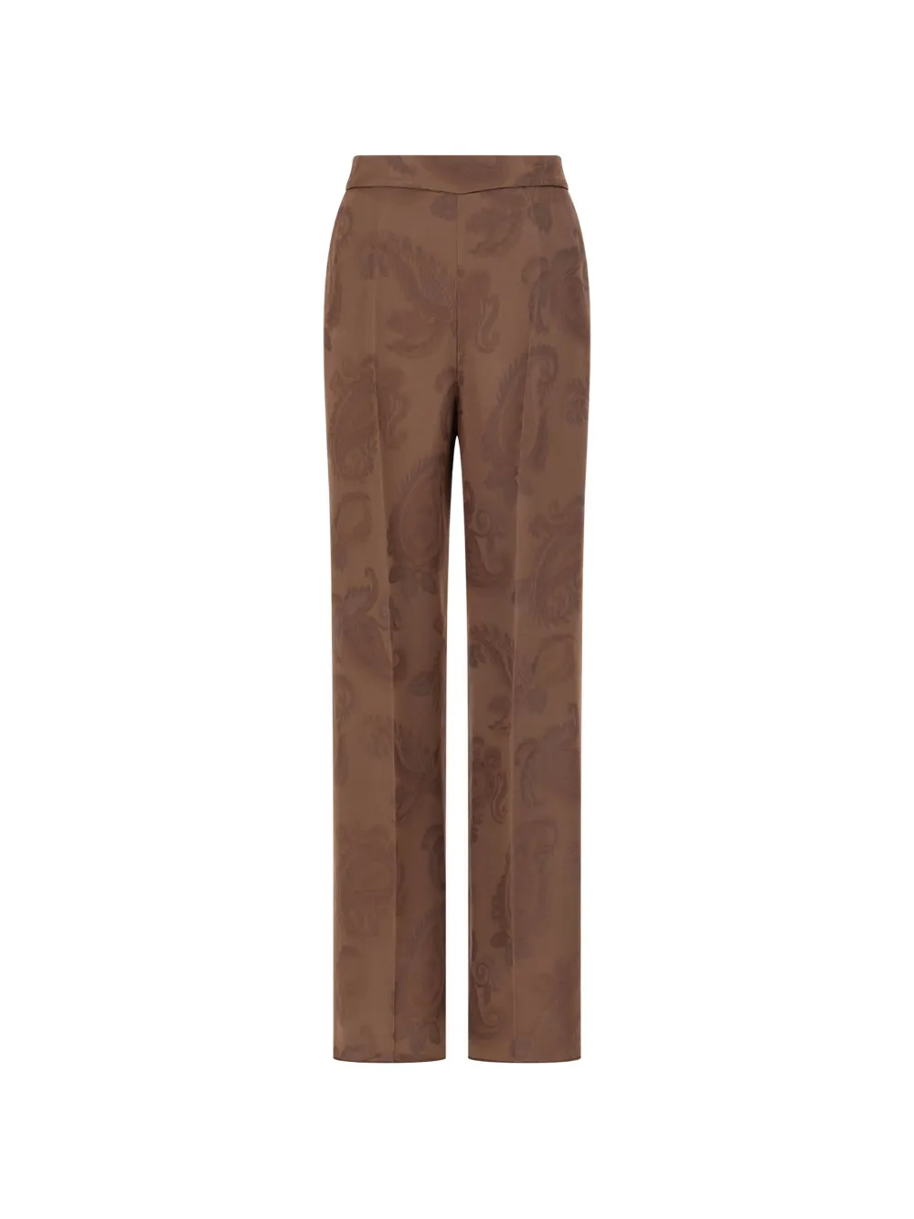 ETRO jacquard trousers with floral paisley motif Bruin