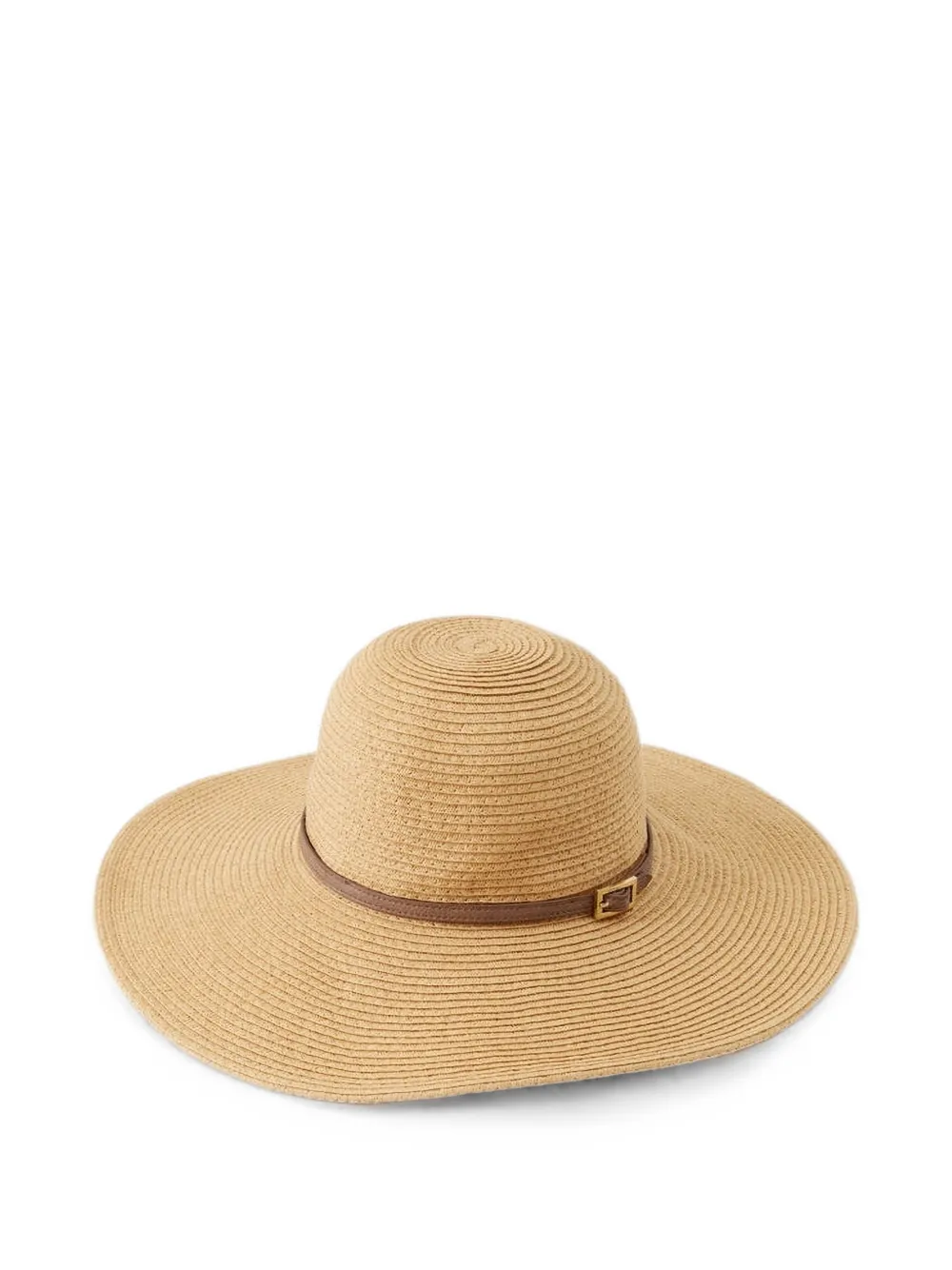 Melissa Odabash Jemima Buckle-detail Hat In Brown