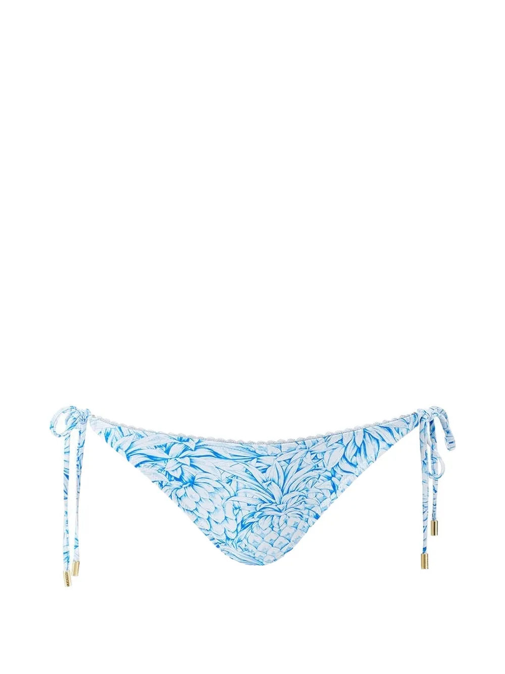 Melissa Odabash Adelaide pineapple-print bikini bottoms - Bianco