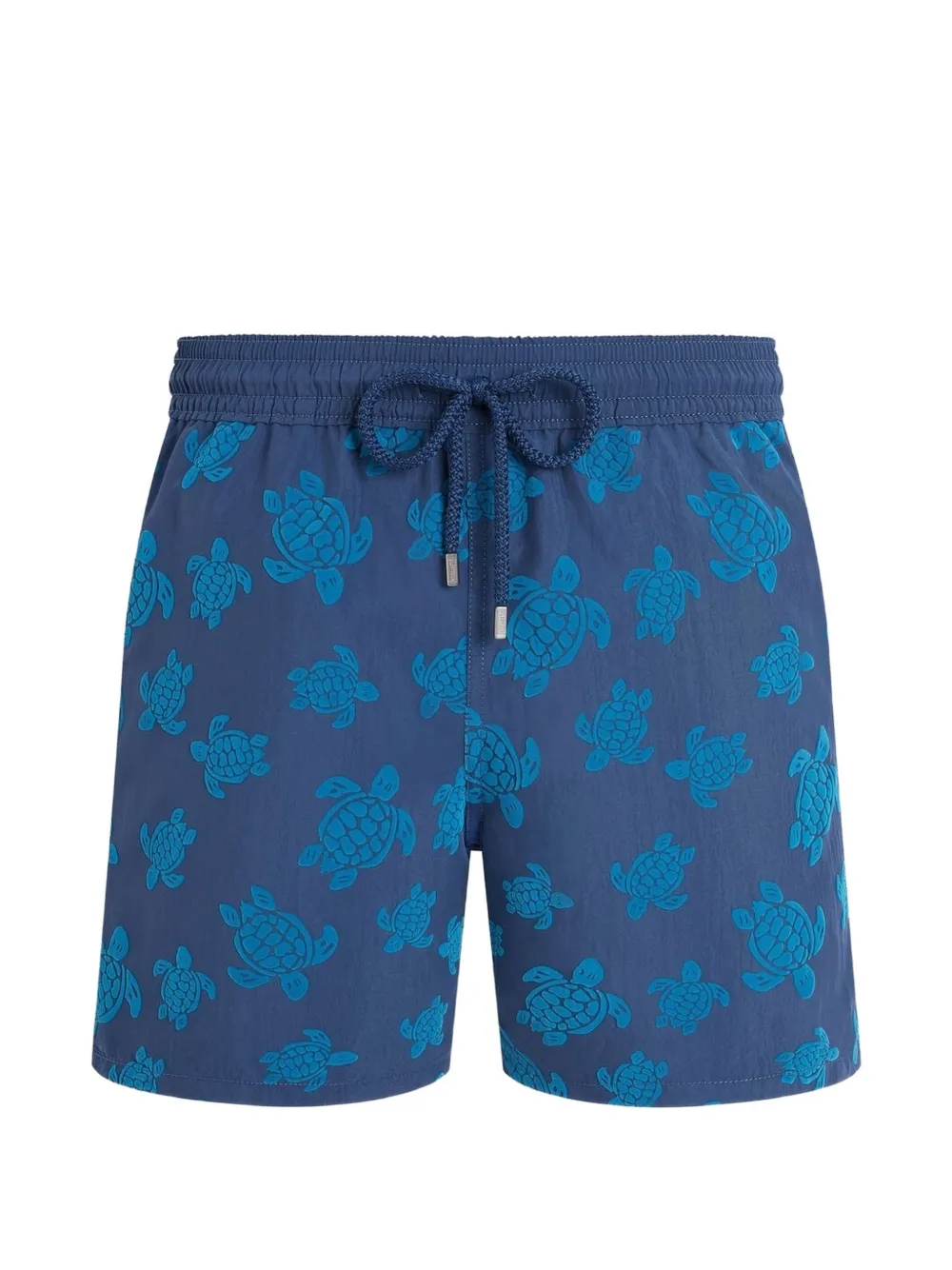Vilebrequin turtle-print drawstring swim shorts - Blu