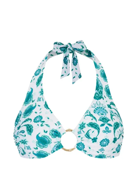 Heidi Klein paisley-print halterneck bikini