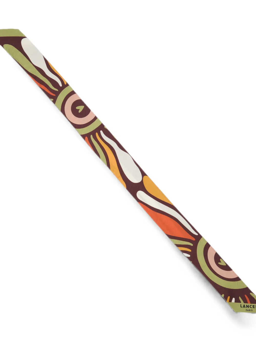 Lancel Printed Silk Headband In Multi