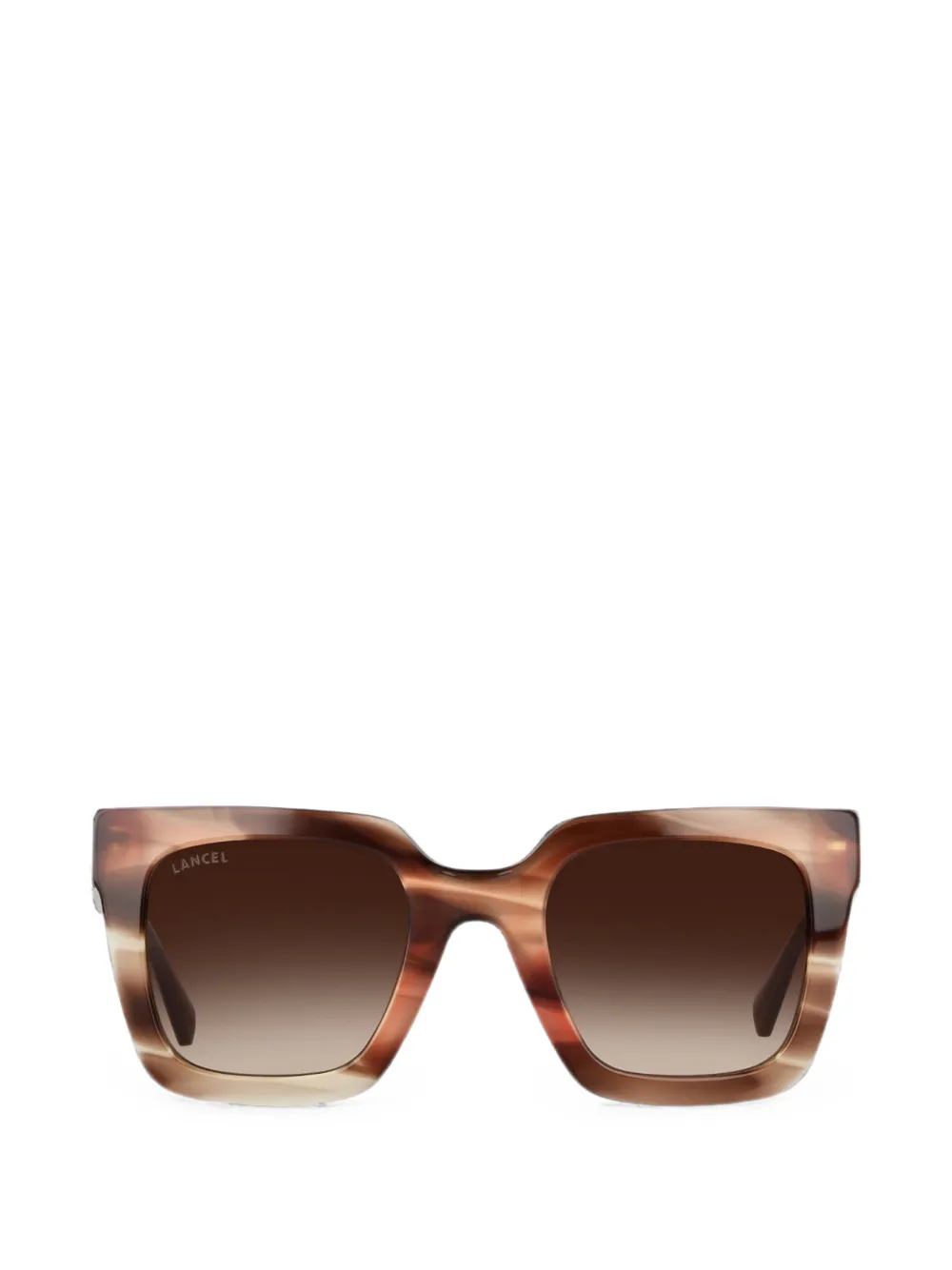 Lancel Louison square-frame sunglasses - Braun