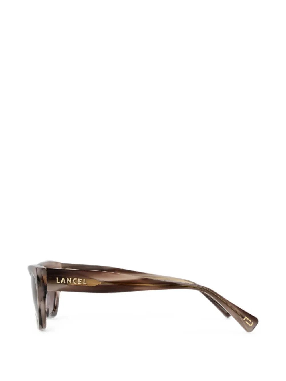 Lancel Blanche zonnebril met cat-eye montuur Bruin