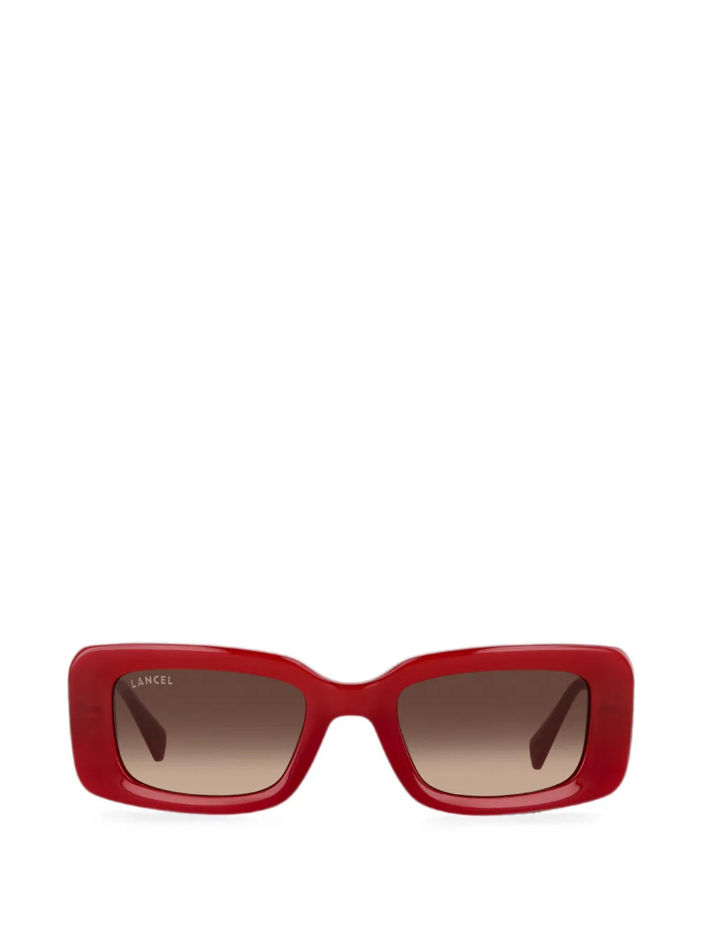 Lancel Premier Flirt rectangle-frame sunglasses - Rot