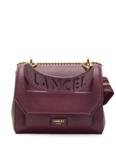Lancel Ninon grained leather shoulder bag